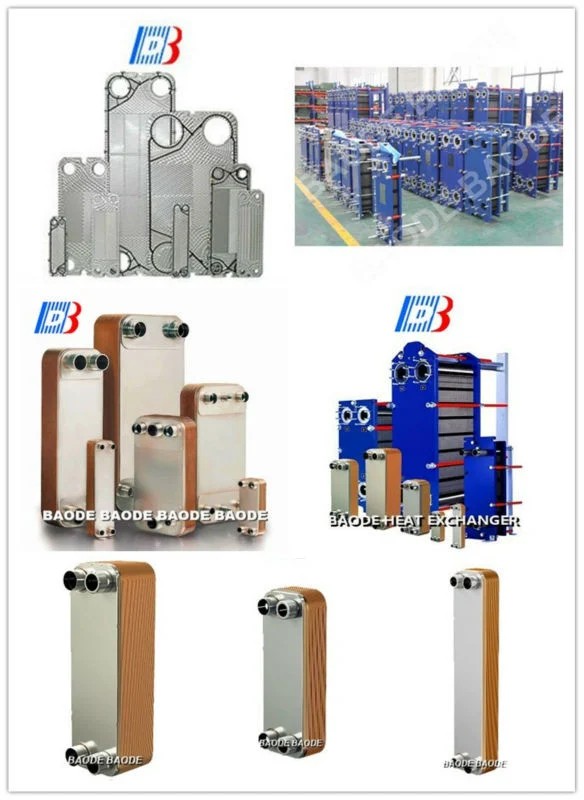 High Heat Transfer Efficiency Danfos Copper Brazed Plate Heat Exchanger Hydraulic Oil Cooler/ Air Compressor Oil Cooler Ach30 Ach40 Ach230 Ach240