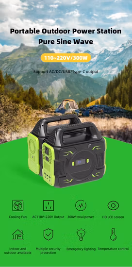 Accumulo di energia della batteria di grande capacità, 600 W, alimentazione di emergenza domestica