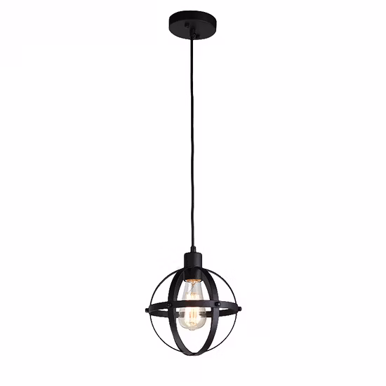 Classici vintage color bronzo dorato ferro arredamento soggiorno caffetteria cucina lampadario a sospensione