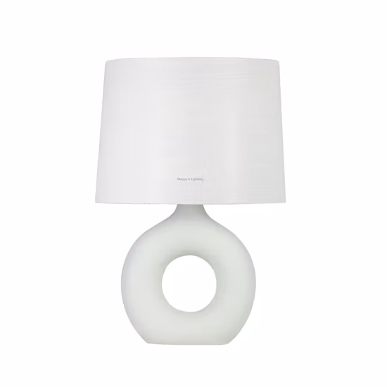 Mini lampada da tavolo in ceramica con accento creativo Lampada da scrivania per camera da letto per sala studio