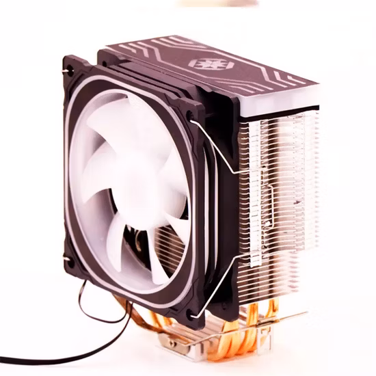 Prezzo di fabbrica Ventola in alluminio rame Dissipatore di calore RGB Air CPU Cooler per computer desktop