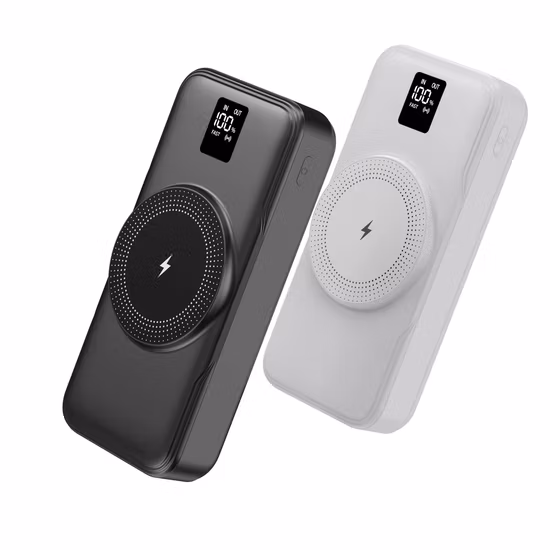 Power bank magnetico con caricabatterie wireless PD-QC